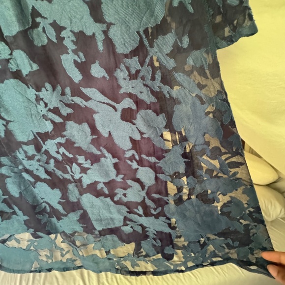 Modcloth lace overlay sheer bell sleeve swing dress , EUC, size small - Picture 6 of 6